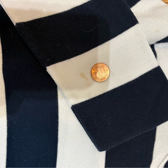 Gerry Weber German Designer Nautical Striped Top - Navy/White - Contrast Stripes - Picture 5 of 8